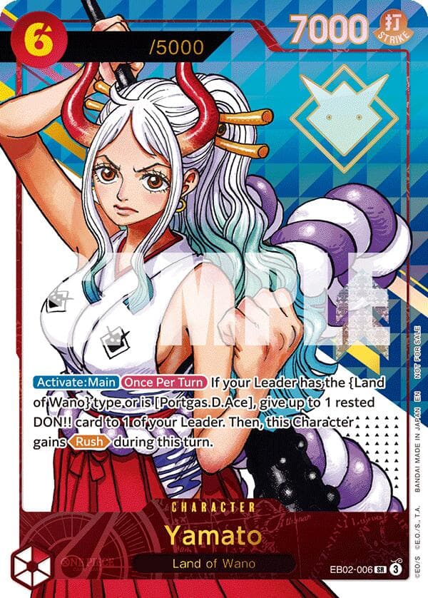 Yamato (Serial Numbered) — One Piece Promotion Cards card