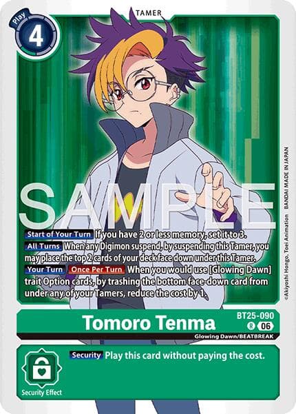 Tomoro Tenma — Dual Revolution card