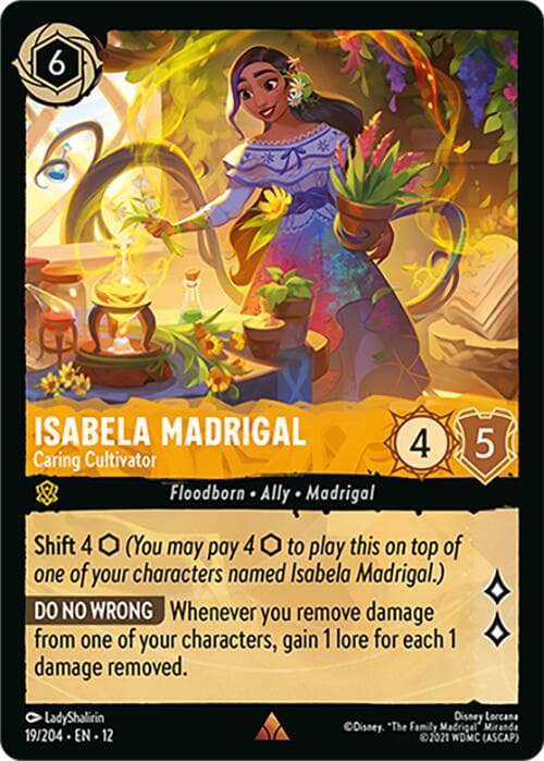 Isabela Madrigal - Caring Cultivator — Wilds Unknown card