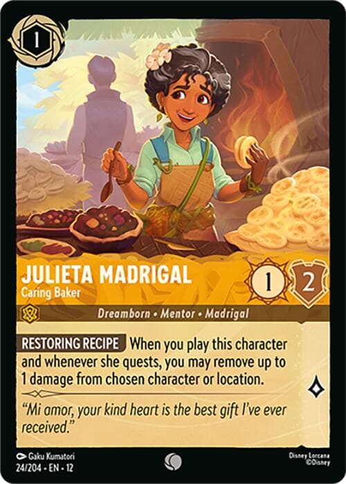 Julieta Madrigal - Caring Baker — Wilds Unknown card