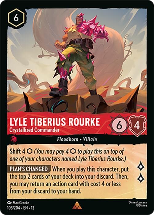 Lyle Tiberius Rourke - Crystallized Commander — Wilds Unknown card