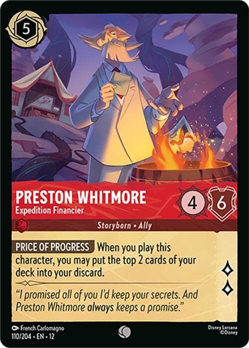 Preston Whitmore - Expedition Financier — Wilds Unknown card