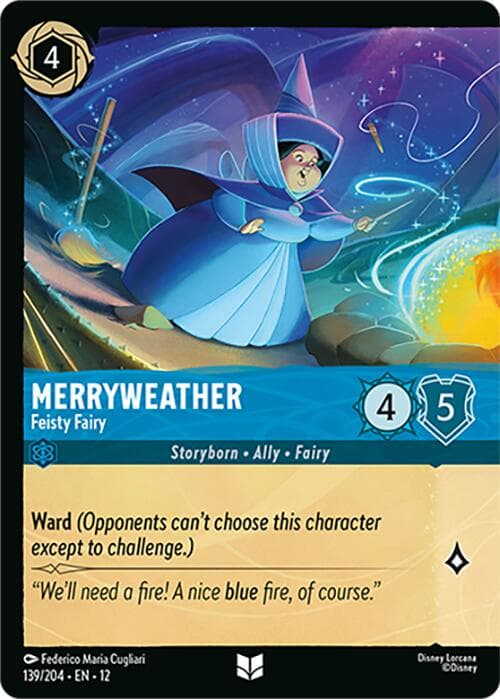 Merryweather - Feisty Fairy (Foil) — Wilds Unknown card