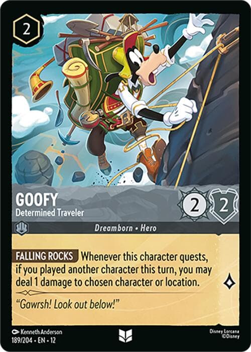 Goofy - Determined Traveler — Wilds Unknown card