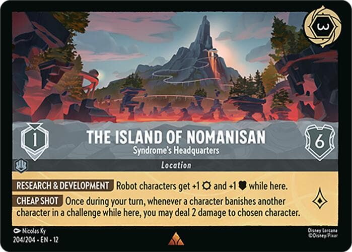 The Island of Nomanisan - Syndrome's Headquarters — Wilds Unknown card