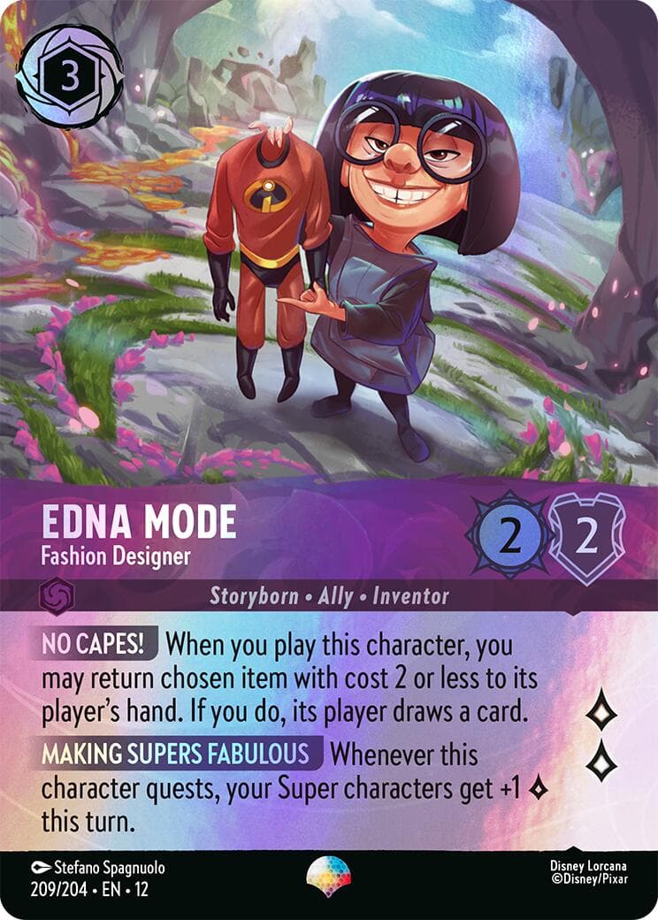 Edna Mode - Fashion Designer (Epic) — Wilds Unknown card