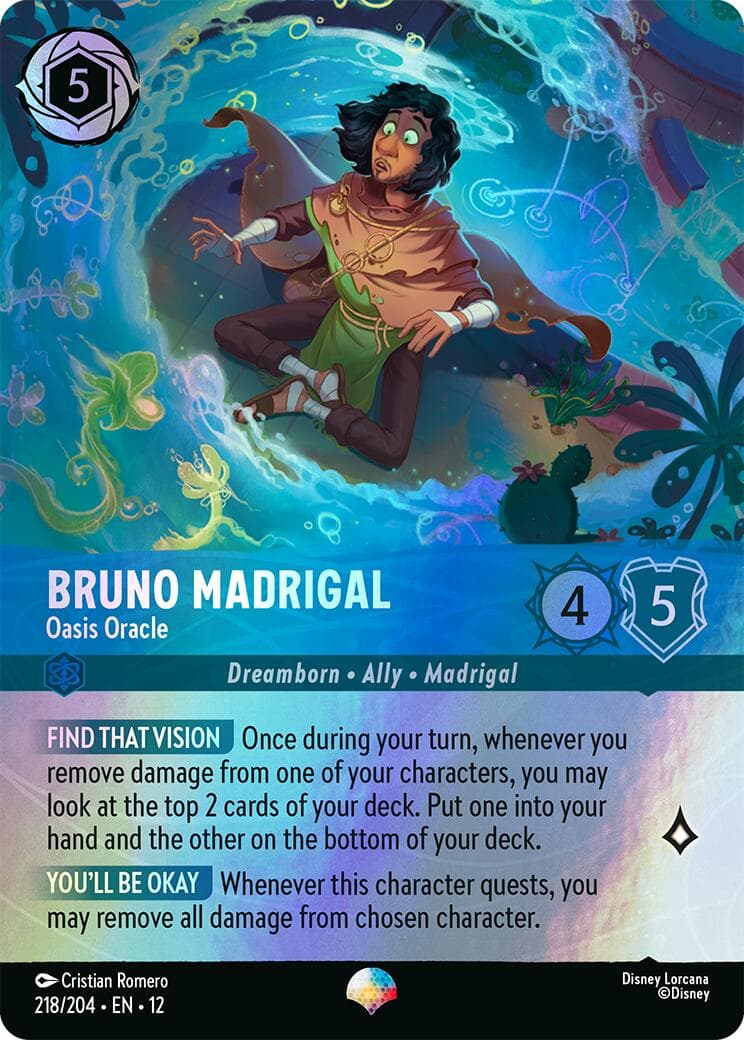 Bruno Madrigal - Oasis Oracle (Epic) — Wilds Unknown card