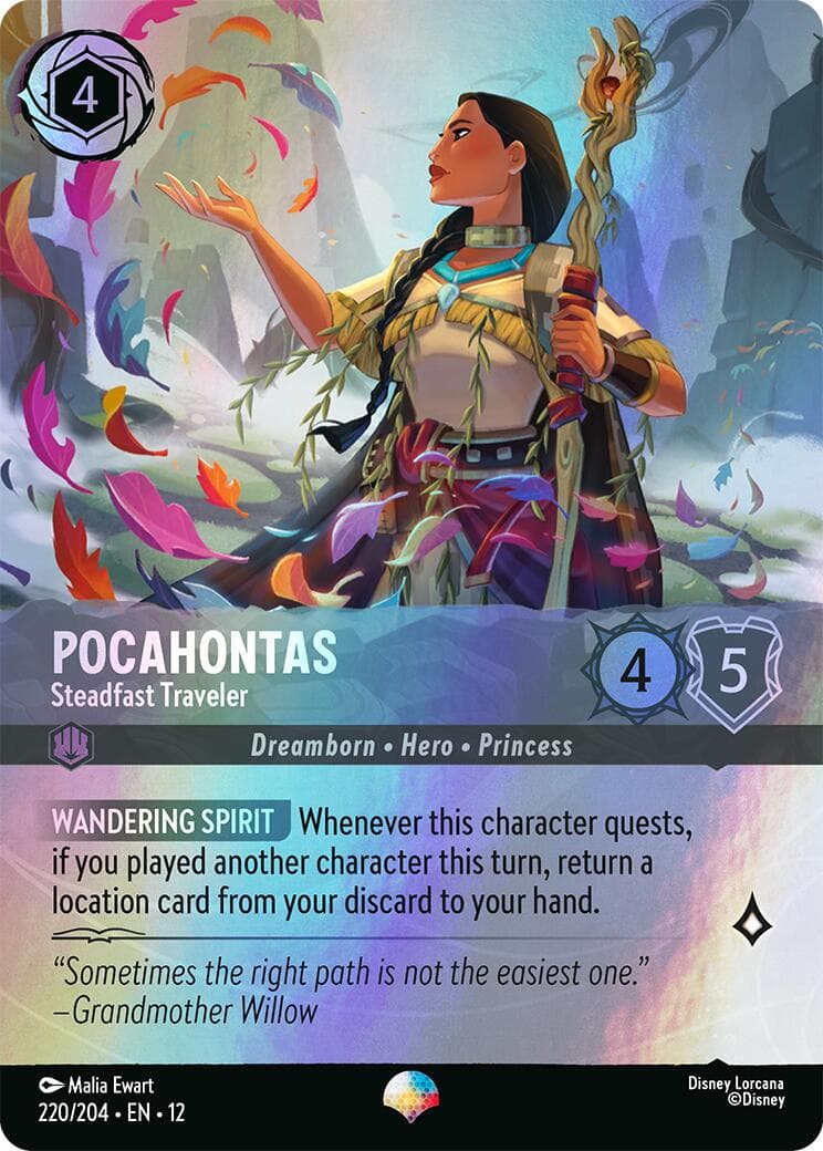 Pocahontas - Steadfast Traveler (Epic) — Wilds Unknown card