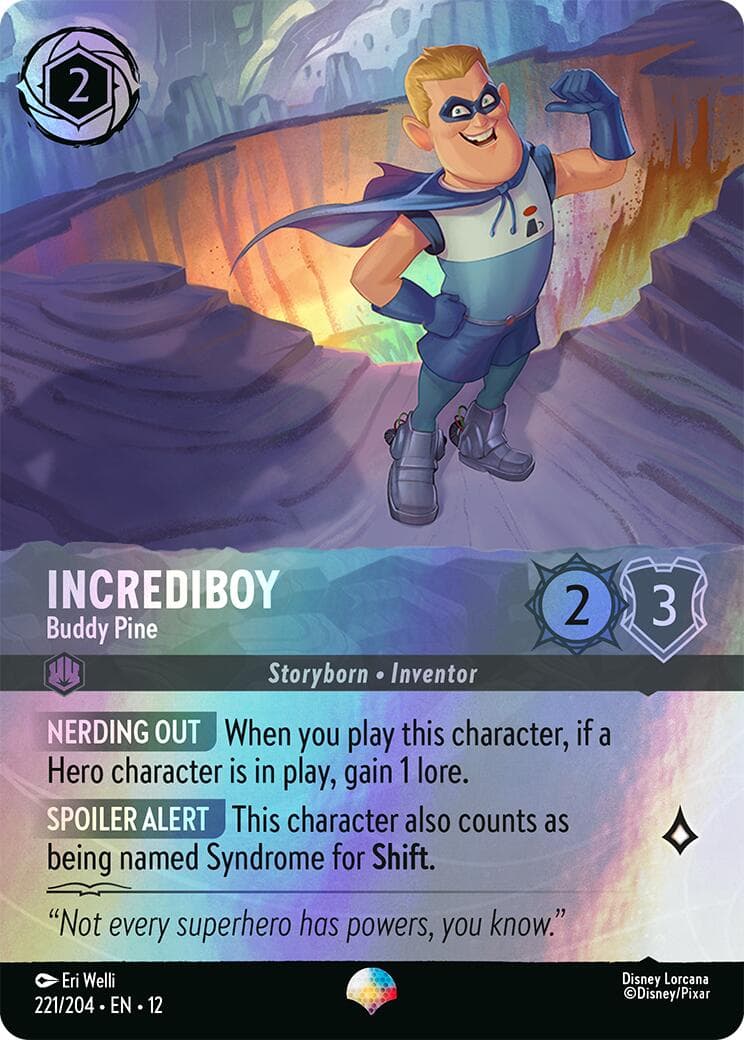Incrediboy - Buddy Pine (Epic) — Wilds Unknown card