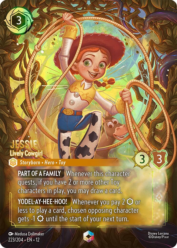 Jessie - Lively Cowgirl (Enchanted) — Wilds Unknown card