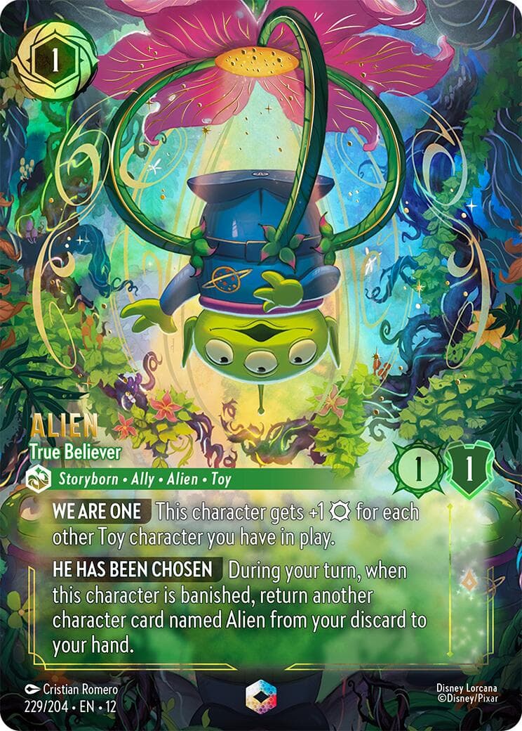 Alien - True Believer (Enchanted) — Wilds Unknown card