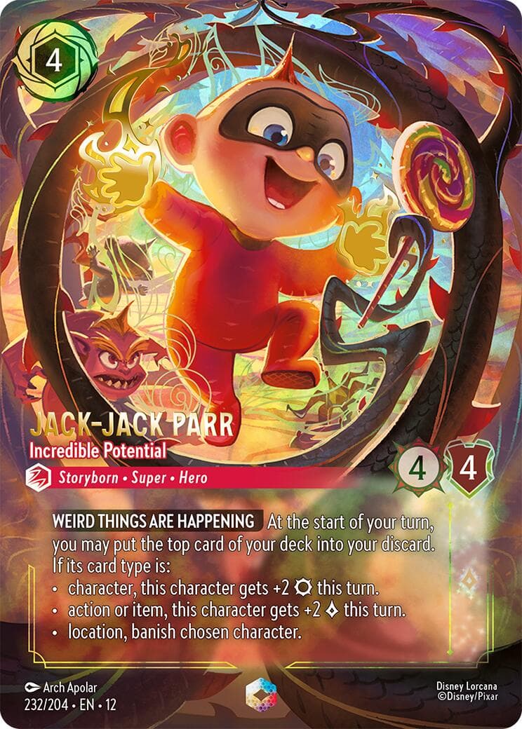 Jack-Jack Parr - Incredible Potential (Enchanted) — Wilds Unknown card