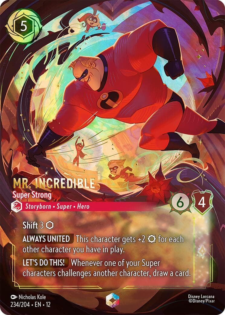 Mr. Incredible - Super Strong (Enchanted) — Wilds Unknown card