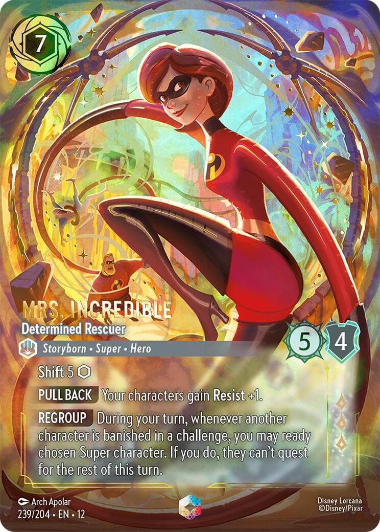 Mrs. Incredible - Determined Rescuer (Enchanted) — Wilds Unknown card