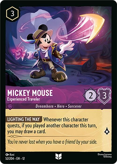 Mickey Mouse - Experienced Traveler — Wilds Unknown card