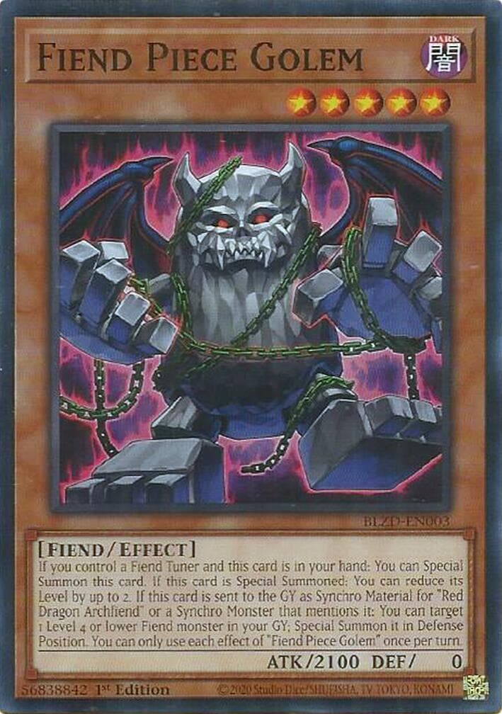 Fiend Piece Golem — Blazing Dominion card