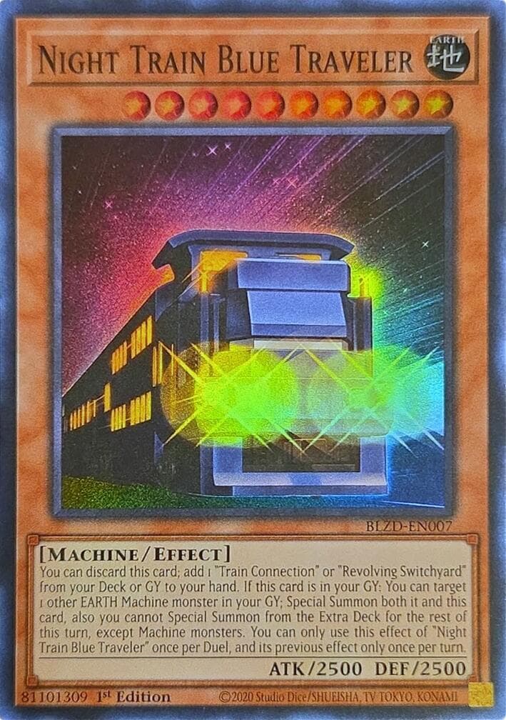 Night Train Blue Traveler — Blazing Dominion card