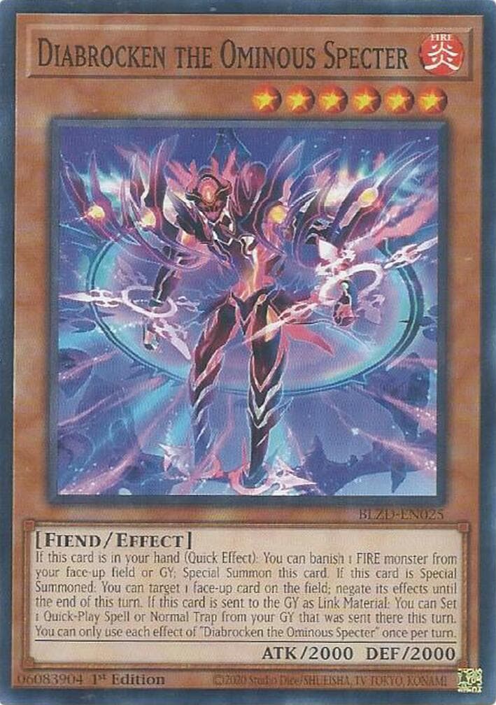 Diabrocken the Ominous Specter — Blazing Dominion card