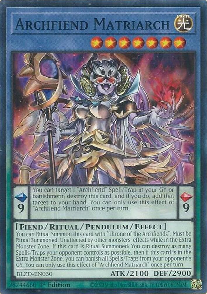 Archfiend Matriarch — Blazing Dominion card