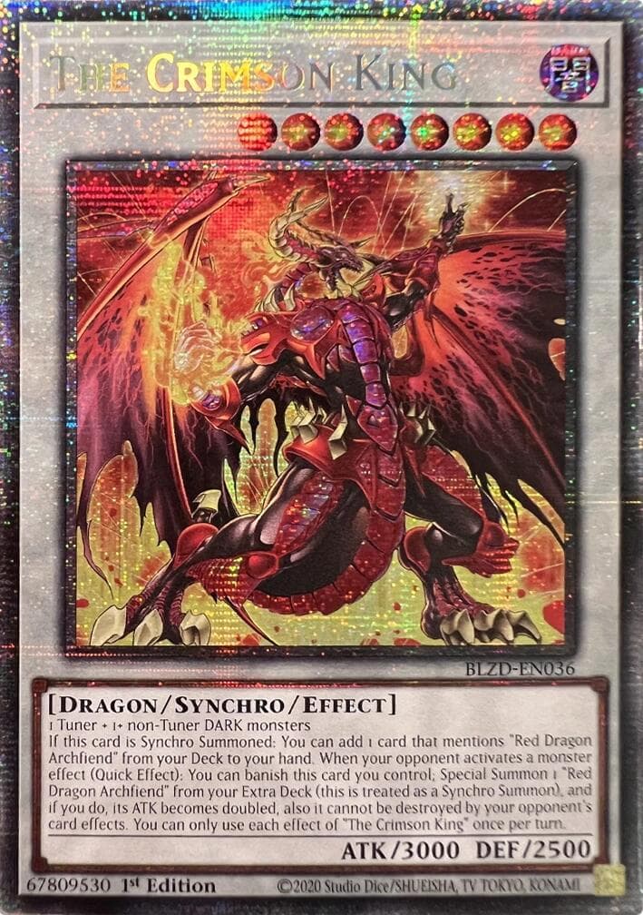 The Crimson King (Starlight Rare) — Blazing Dominion card