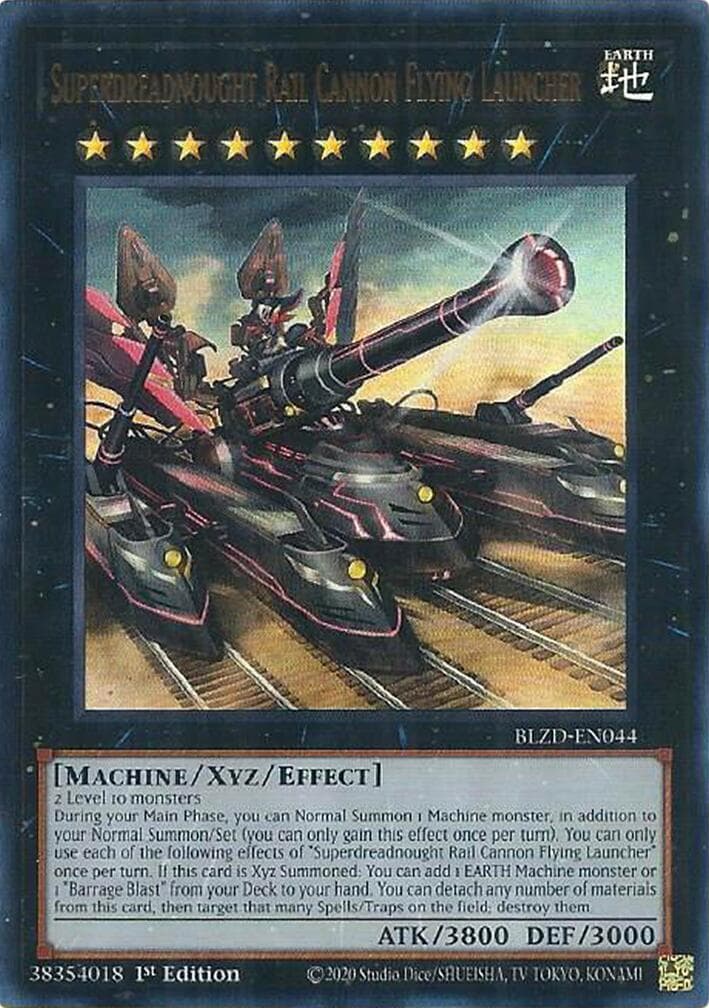 Superdreadnought Rail Cannon Flying Launcher — Blazing Dominion card