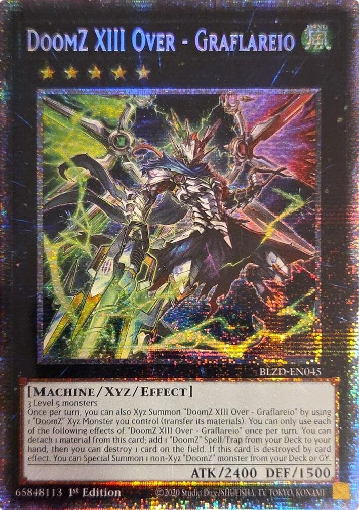DoomZ XIII Over - Graflareio (Starlight Rare) — Blazing Dominion card