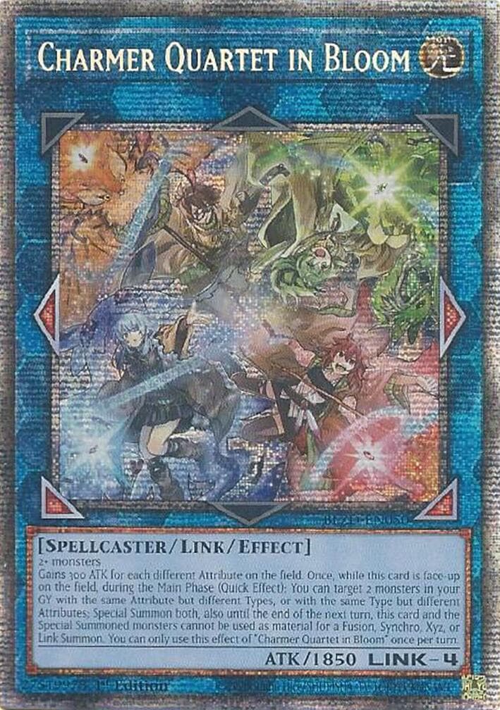 Charmer Quartet in Bloom (Starlight Rare) — Blazing Dominion card
