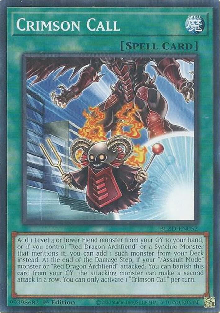 Crimson Call — Blazing Dominion card