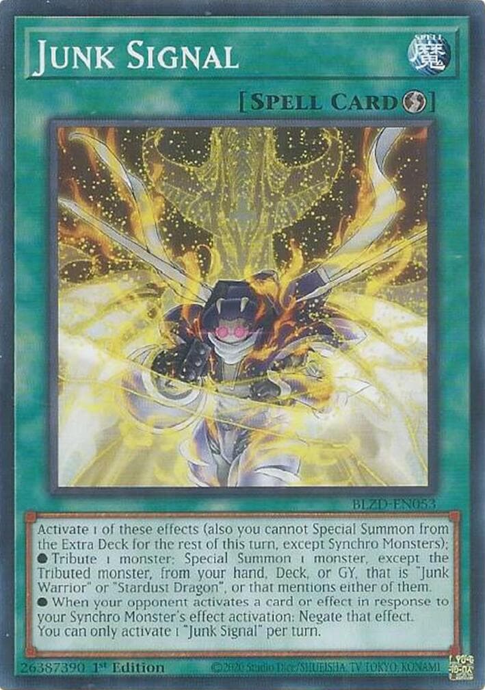 Junk Signal — Blazing Dominion card