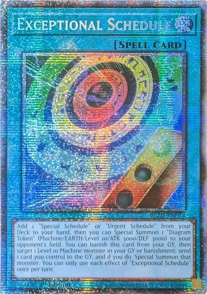 Exceptional Schedule (Starlight Rare) — Blazing Dominion card