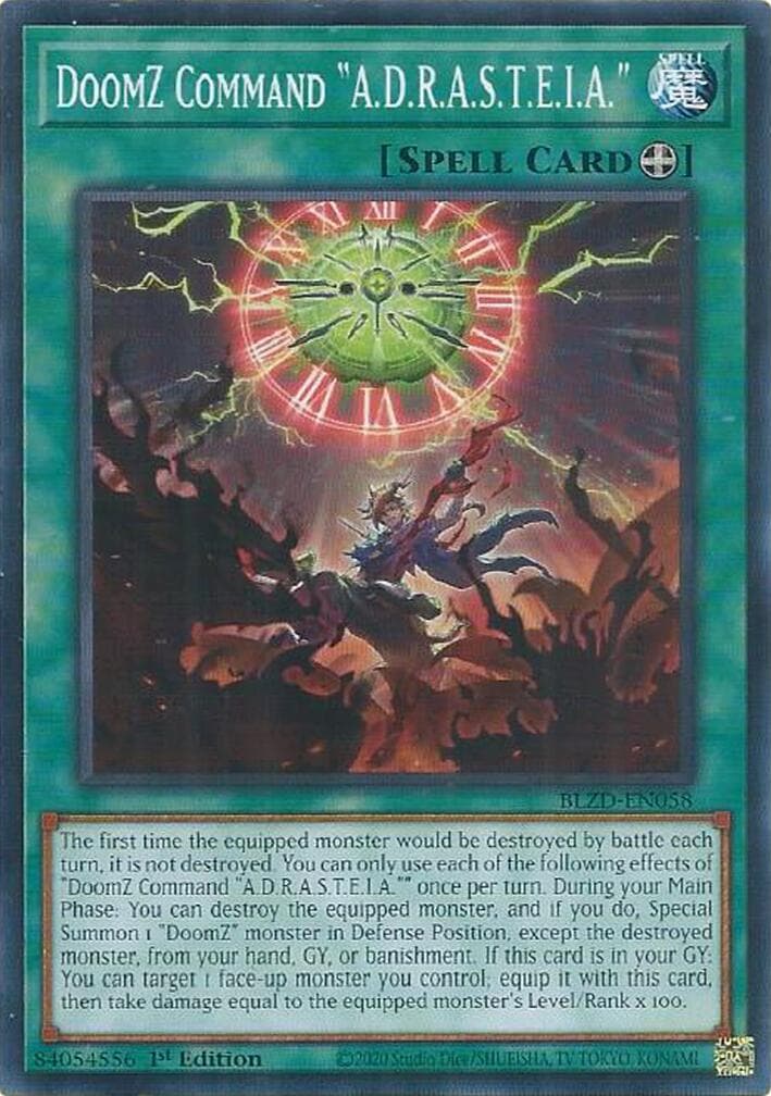 DoomZ Command "A.D.R.A.S.T.E.I.A." — Blazing Dominion card