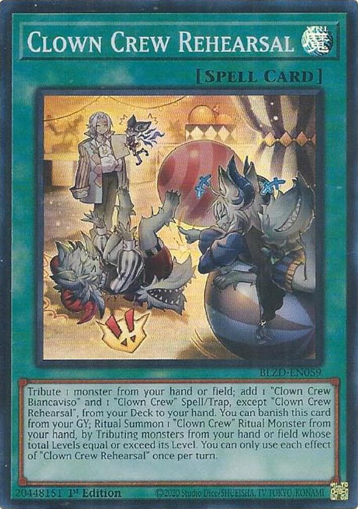 Clown Crew Rehearsal — Blazing Dominion card
