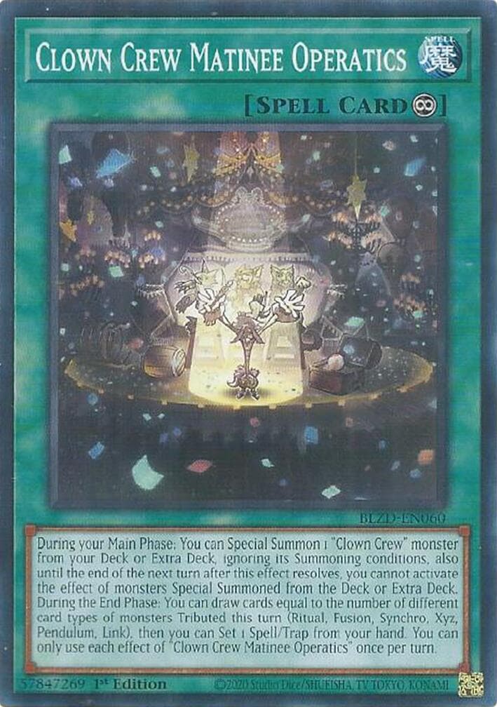 Clown Crew Matinee Operatics — Blazing Dominion card