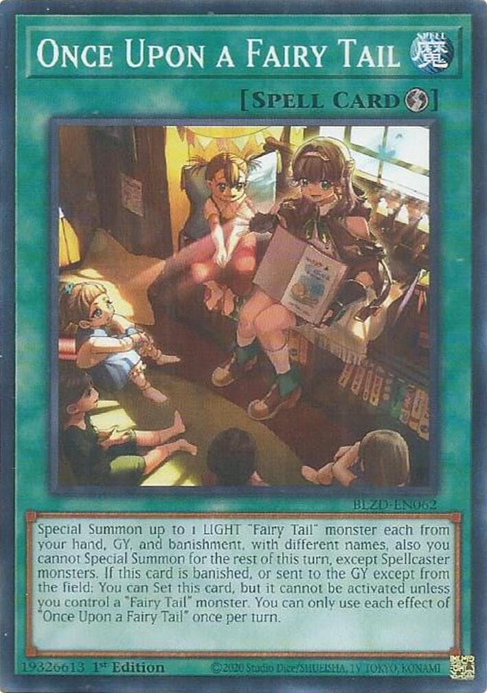 Once Upon a Fairy Tail — Blazing Dominion card