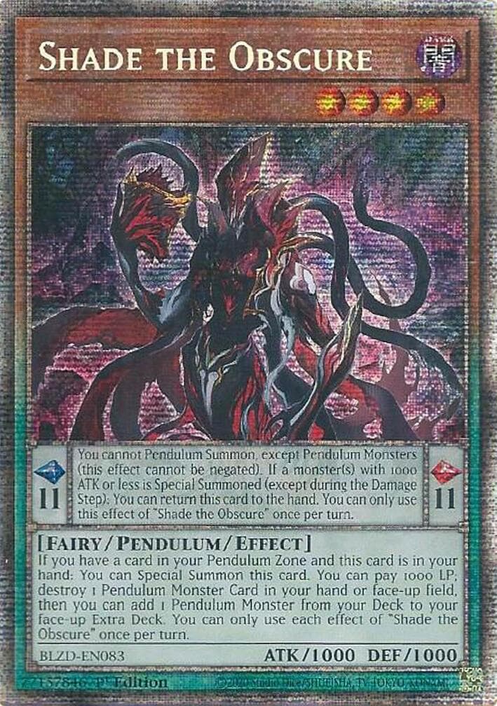 Shade the Obscure (Starlight Rare) — Blazing Dominion card