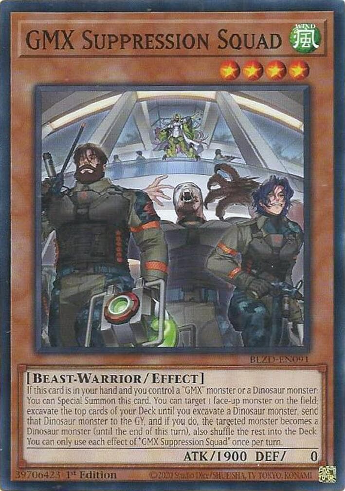 GMX Suppression Squad — Blazing Dominion card