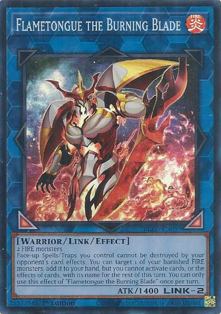 Flametongue the Burning Blade — Blazing Dominion card