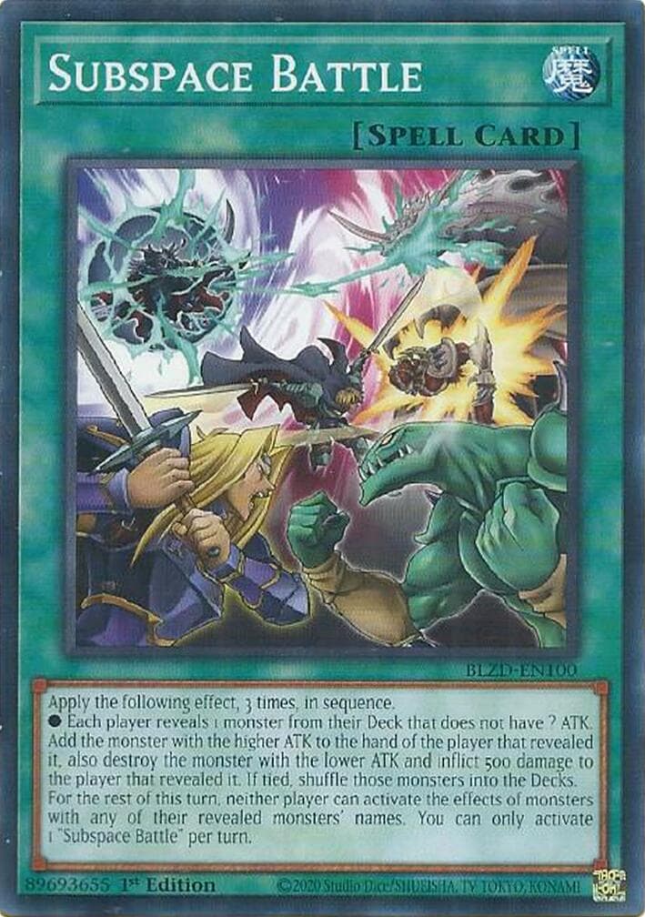Subspace Battle — Blazing Dominion card