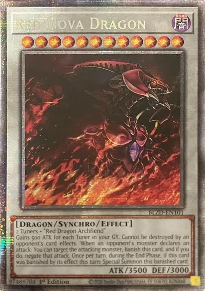 Red Nova Dragon (Starlight Rare) — Blazing Dominion card