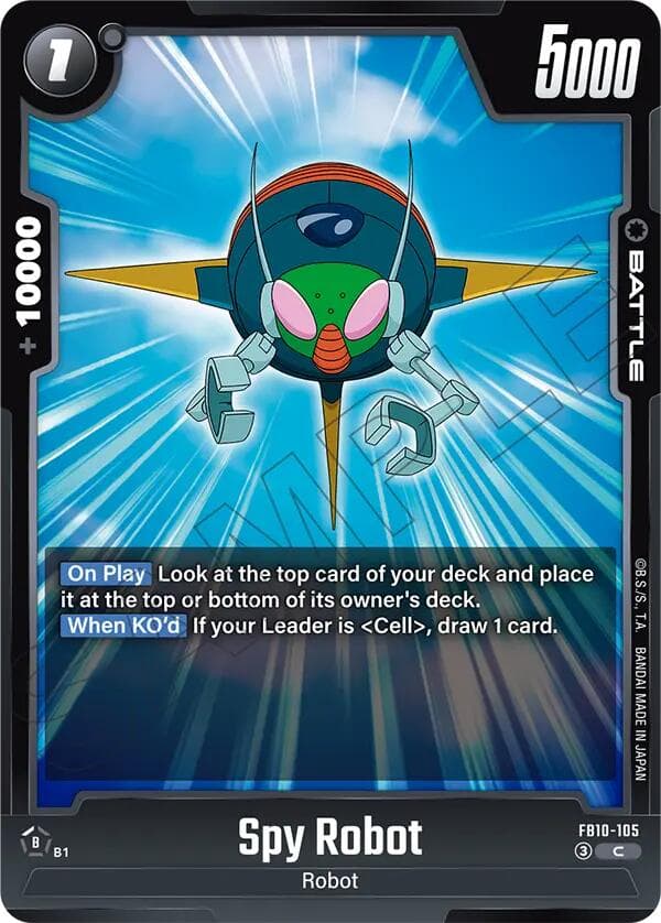 Spy Robot — Cross Force card
