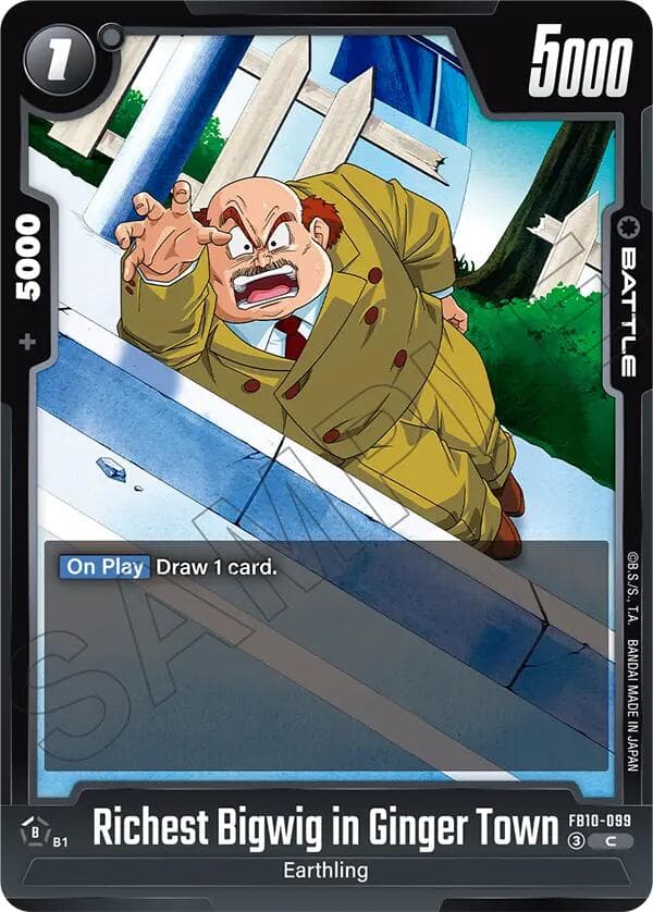 Richest Bigwig in Ginger Town — Cross Force card