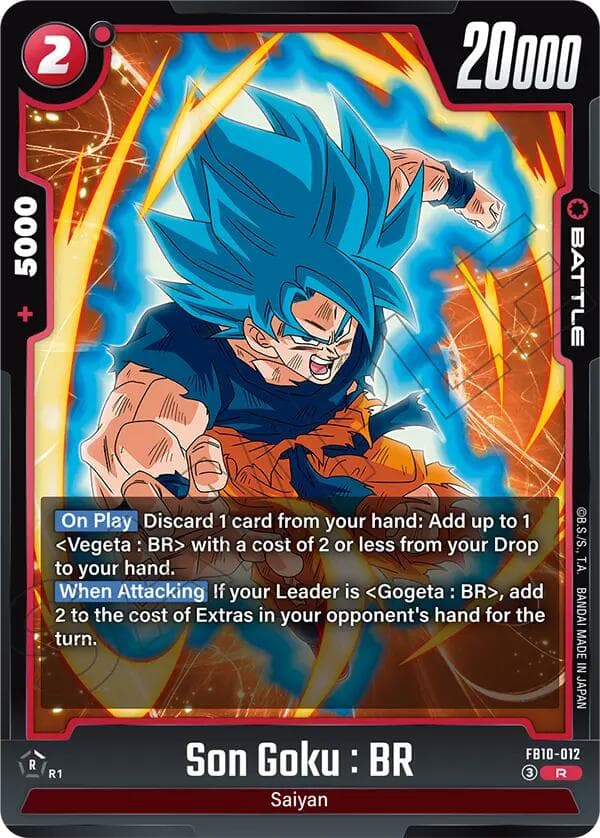 Son Goku : BR — Cross Force card