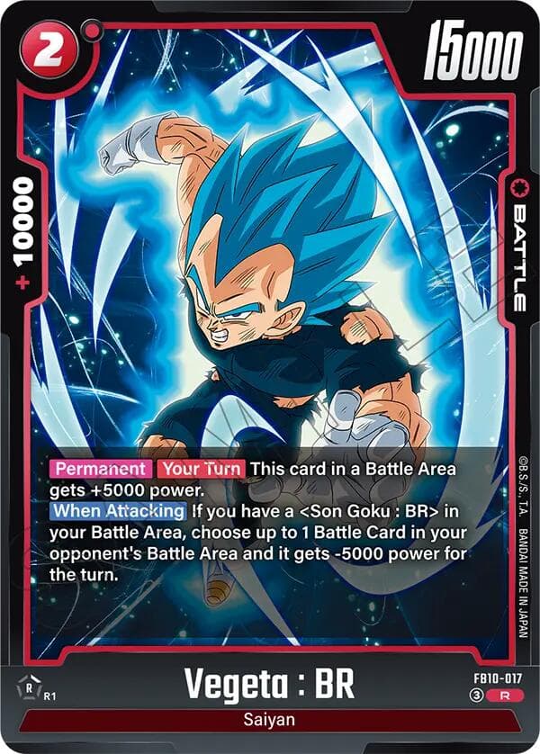 Vegeta : BR — Cross Force card