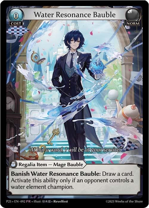 Water Resonance Bauble — Promotional Cards card
