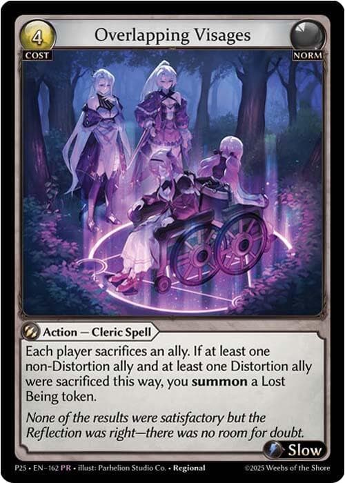 Overlapping Visages (162) — Promotional Cards card