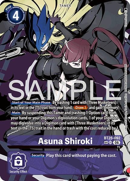 Asuna Shiroki (SP) — Dual Revolution card