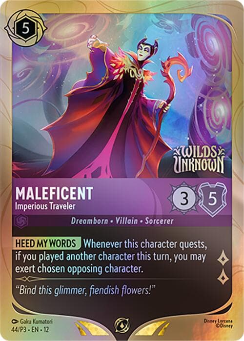 Maleficent - Imperious Traveler — Disney Lorcana Promo Cards card
