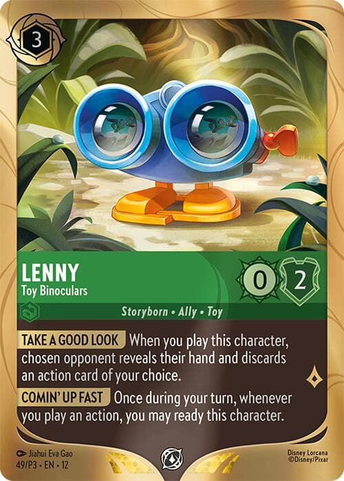 Lenny - Toy Binoculars — Disney Lorcana Promo Cards card