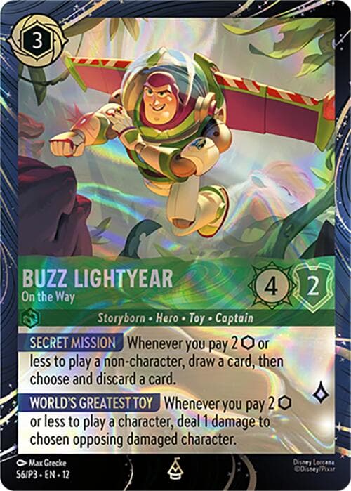 Buzz Lightyear - On the Way — Disney Lorcana Promo Cards card