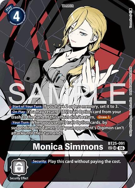 Monica Simmons (SP) — Dual Revolution card